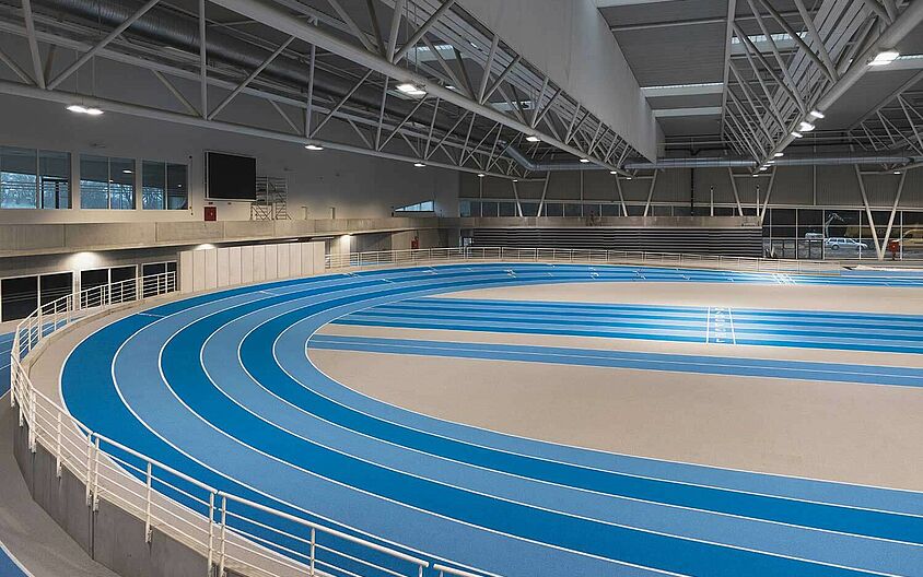 A world-class athletics hall