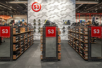 Safety flooring in a store in Oberhausen