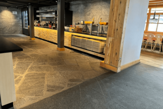 REGUPOL everroll alpine flooring can be combined with other floorings