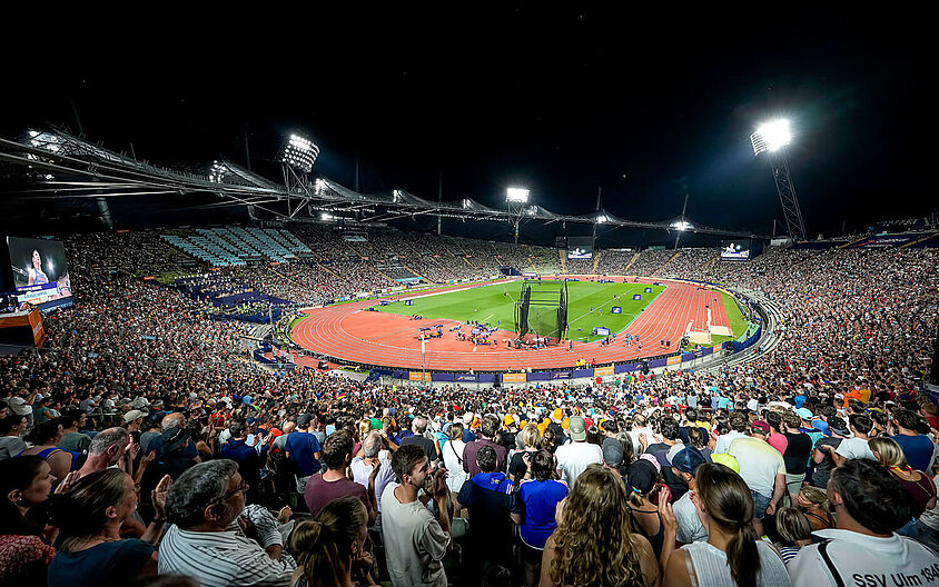 REGUPOL athletic track in Munich's Olympic Stadium