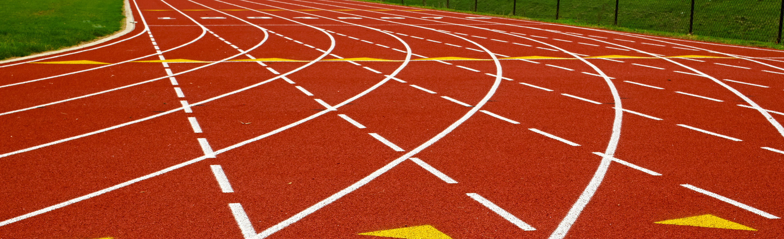 REGUPOL champion AG track curve at Lancaster Mennonite High School.